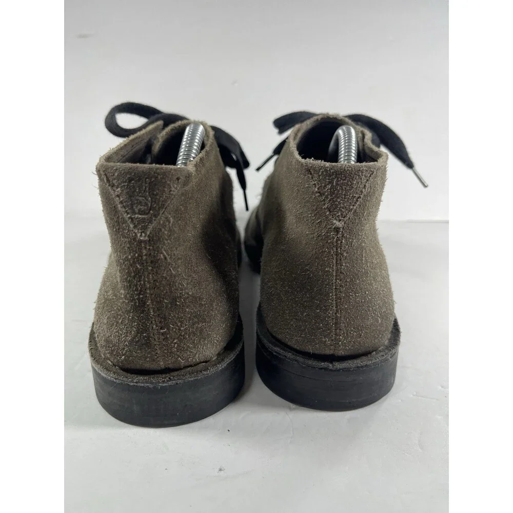 John Varvatos USA Men's Suede Chukka Boots Size 9M Gray Brown Desert Boot Hand